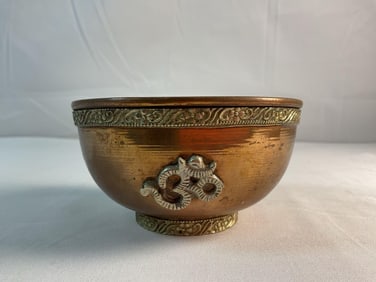 Indian Copper Offering Bowl