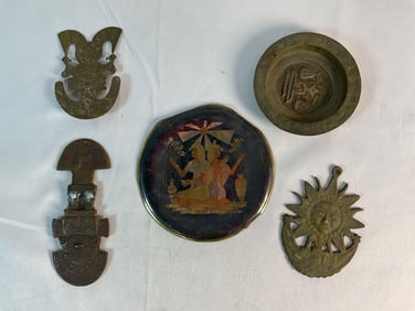 Set of 5 Assorted Egyptian Decorative Wall Art Pieces