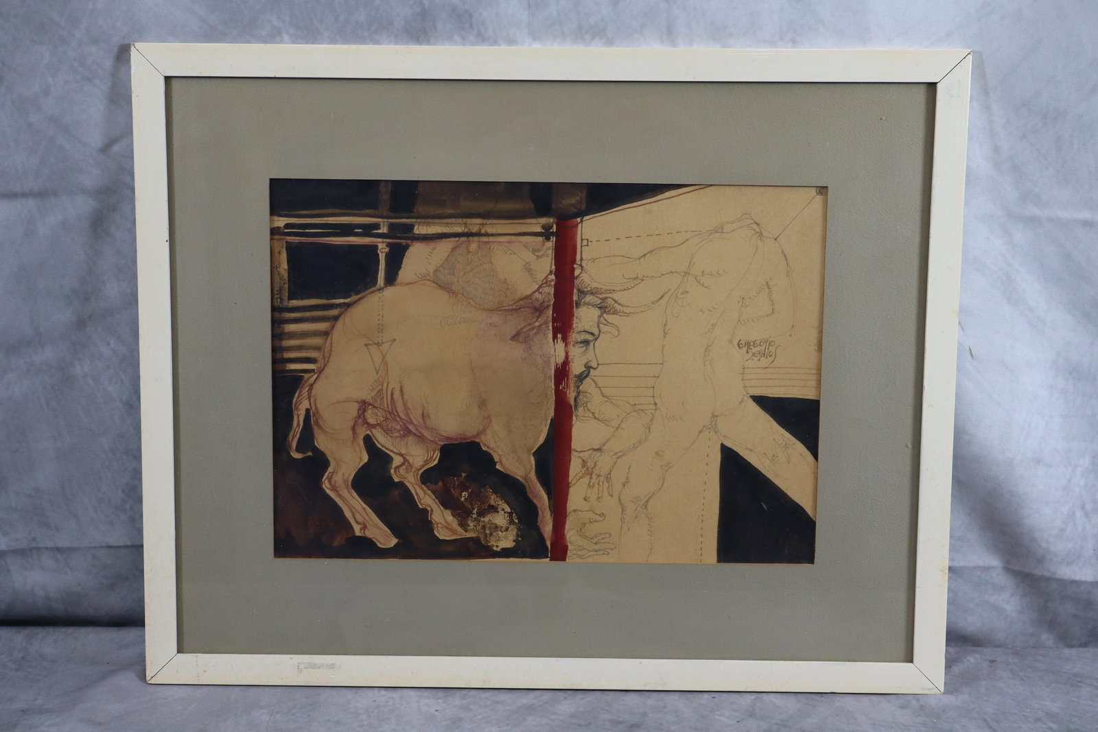 Mixed Media Composition By Gregorio Zeballos (Argentina) (1 of 5)