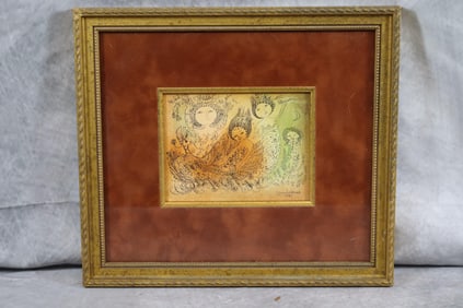 Clara Ledesma (Dominican Republic, 1924-1999) Ink Drawing