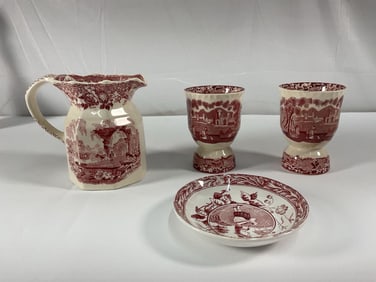 English Ironware, Mason’s Vista Pink China