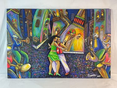 Arturo Cisneros(Cuban/American, B.1945) Acrylic on Canvas