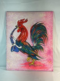 Arturo Cisneros(Cuban/American, B.1945) Acrylic on Canvas