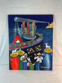 Arturo Cisneros(Cuban/American, B.1945) Acrylic on Canvas