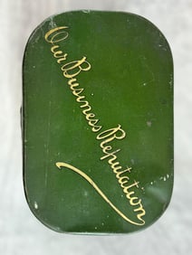 "Our Business Reputation" Coffee Tin