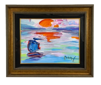 Peter Max(German/American, B.1937) Mixed Media America 500 series