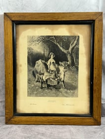 Jersey - Steel Cut Print by A.C. Alais