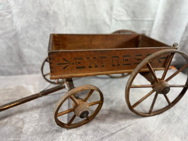 "Express" Child Doll Wooden Wagon