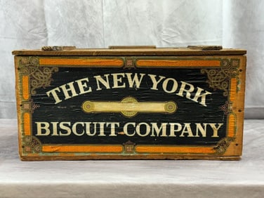 "The New York Biscuit Company" Wooden Crate