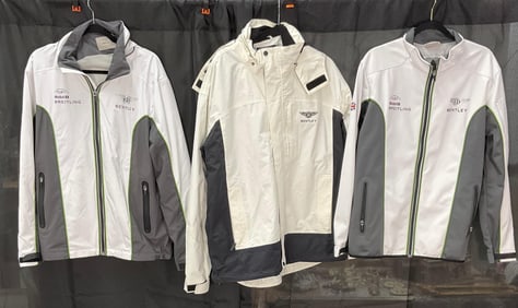 3  Bentley Motors Windbreaker Jackets