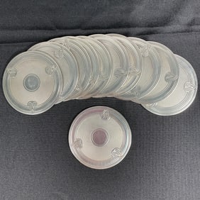 Christofle Metal coasters, set of 10