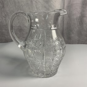 Crystal Cut Starburst Pitcher