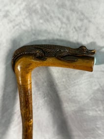 Hand Carved Wooden Cane