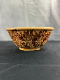 Stoneware bowl , stamped "ILDFAST V.L."