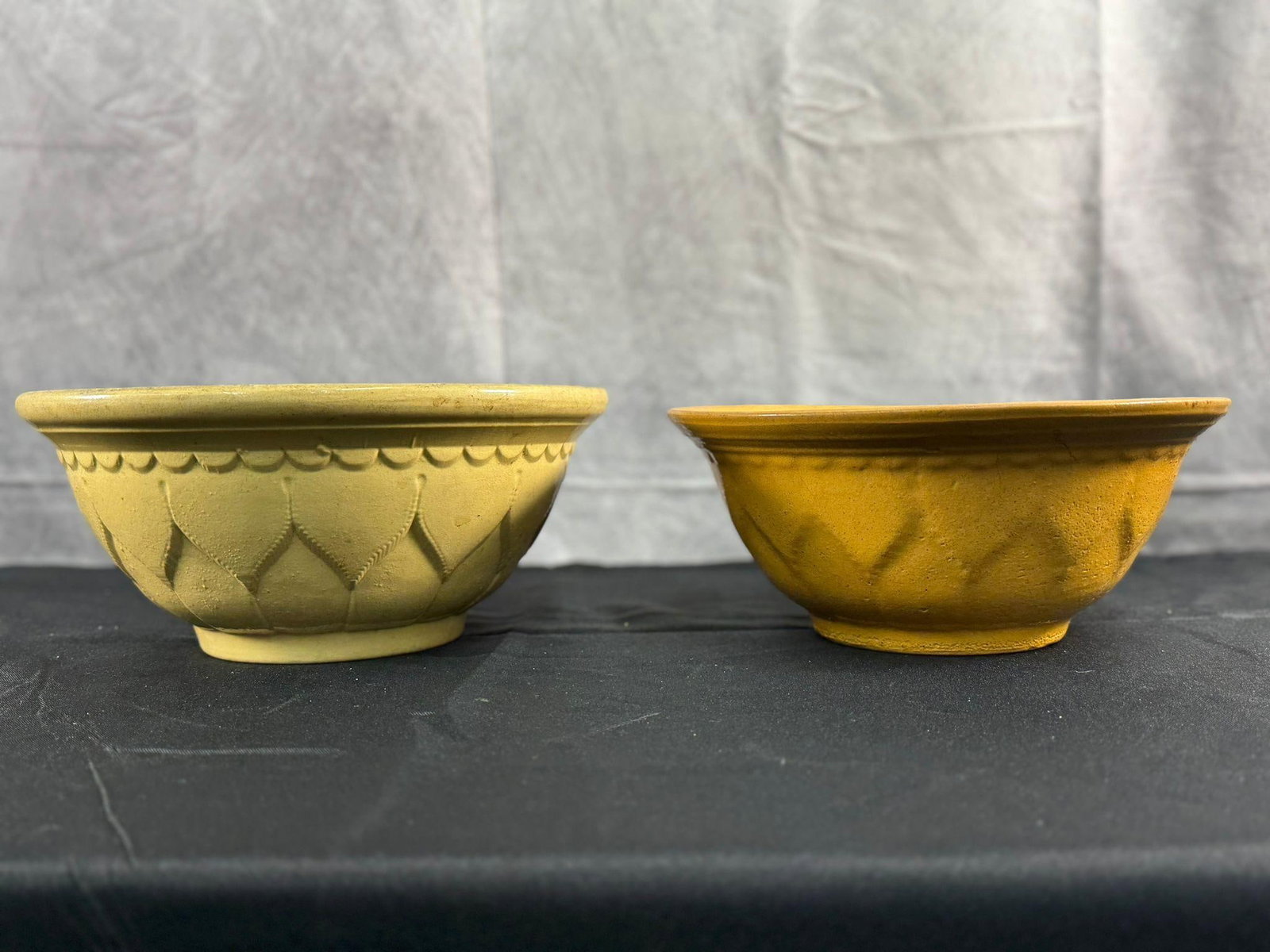 2 Yellow Ware bowls (1 of 4)