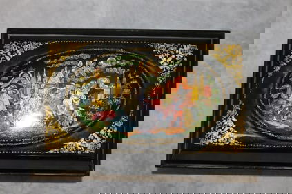 Hand Painted Lacquer Box