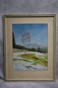 Oil on Canvas signed A. Lagus