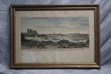 Notre Dame, French made, Sketch on Fabric