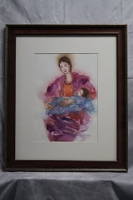 Painting signed John Salvoza (Philippines)