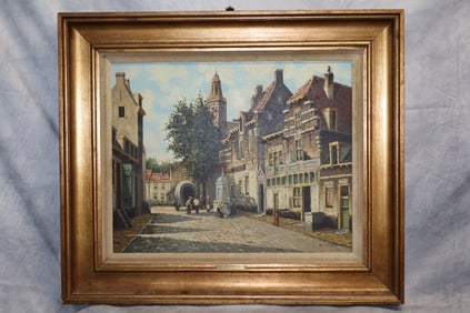 P.C. Steenhouwer(Dutch) Oil On Canvas painting