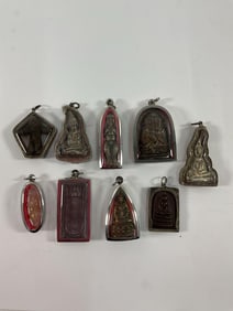 Assorted Set of 9 Buddhist Amulets