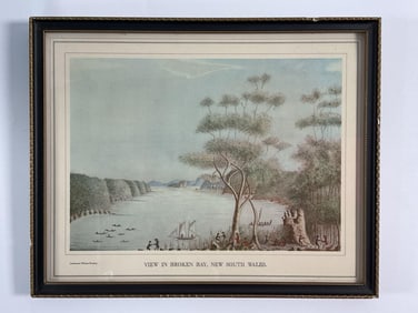"View in Broken Bay, New South Wales" by William Bradley