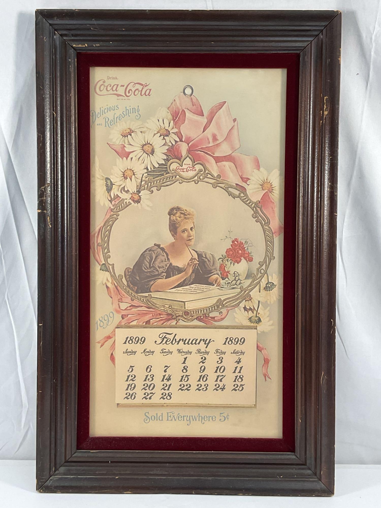 Vintage 1899 Coca-Cola Calendar (1 of 3)