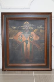 Mario Gruber(Brazil, 1927-2011) Oil on Canvas