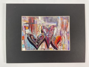 Robert Shields Mixed Media Heart