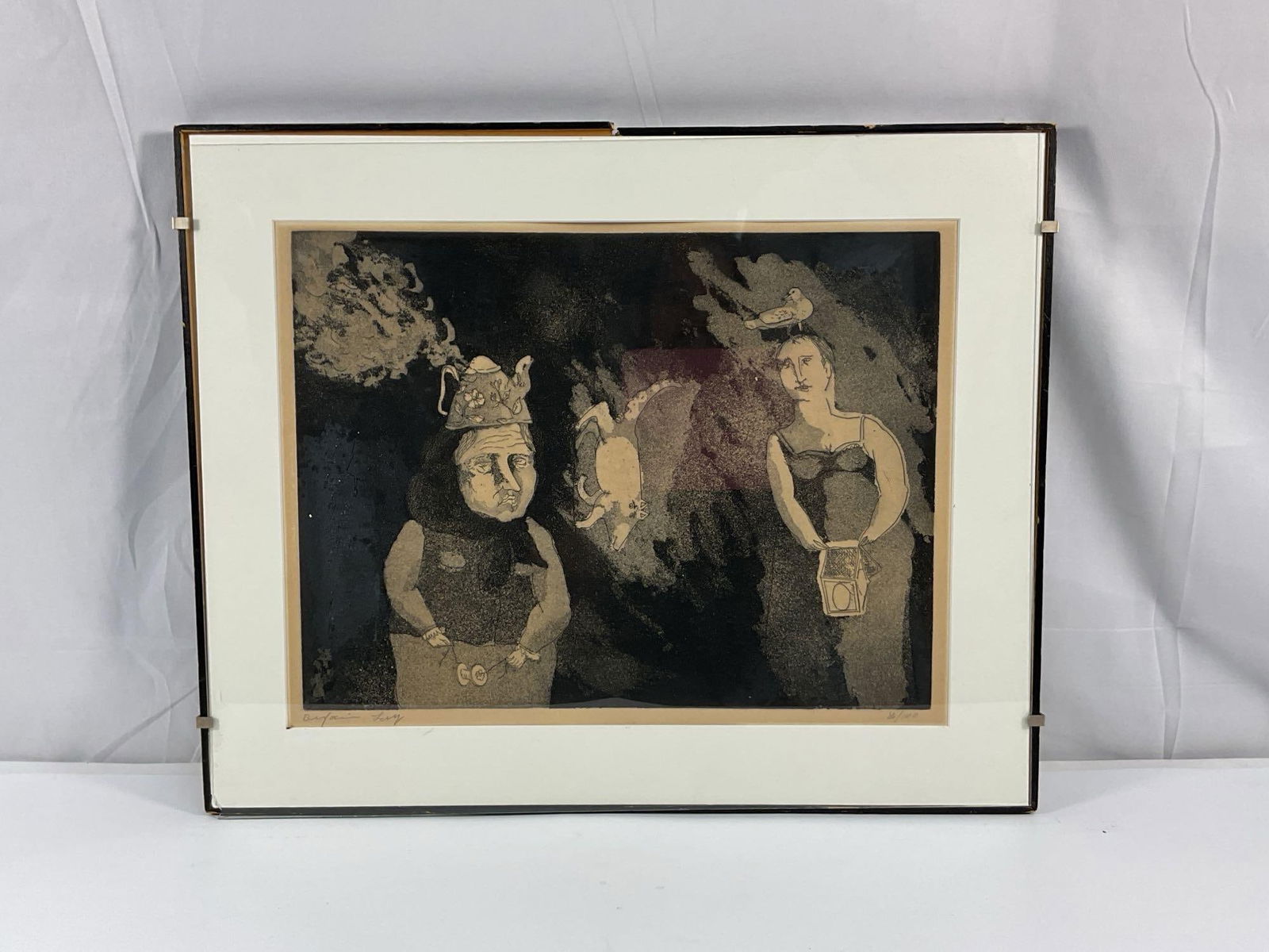 Unknown (Surrealist Mixed Media Artwork) (1 of 4)