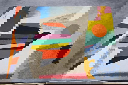 Max Papart (French, 1911-1994) Mixed Media