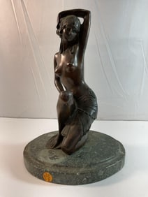 Nude Lady Arte Deco Bronze