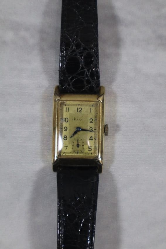 Para Chronometre 14K Solid Gold Winding Vintage Watch (1 of 3)