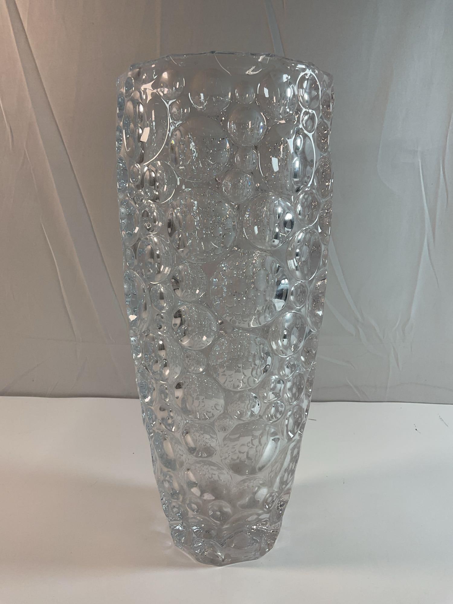 Bohemian Crystal Bubble vase (1 of 3)