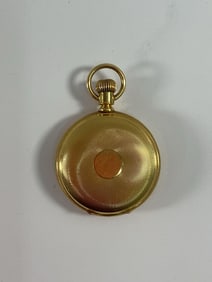 Medium gold pocket watch