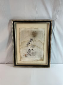 "La Fille au Flambeau" by Salvador Dalí (Spain, 1904-1989) Lithograph