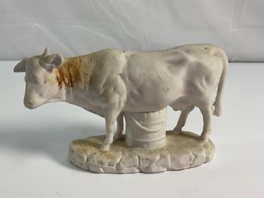 Antique Vache Fleur d'amour (Cow Flower of Love) by Francois, 1927