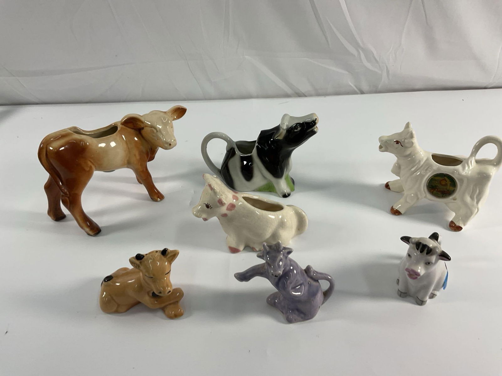 Collection of Vintage Ceramic Cow Creamers and Figurines (1 of 4)