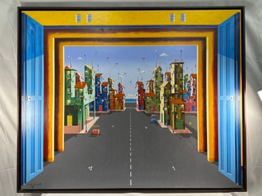 "Una Manana Clara" by Ricardo A. Gonzalez (Mexico, b.1977) Acrylic on Canvas