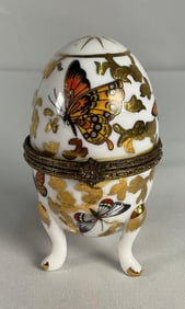 Decorative Egg Box, Faberge Style - Butterfly