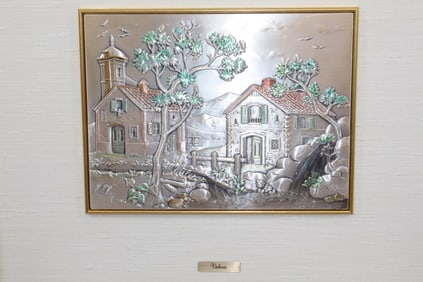 Silver Plated Church Scene - Valenti & Co