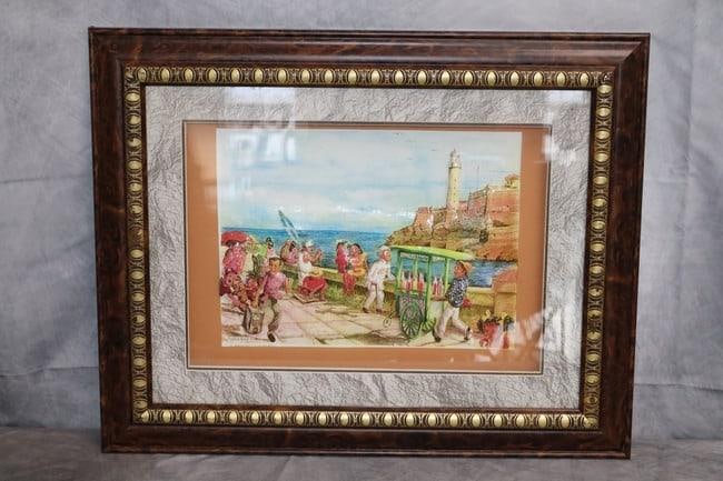 "El Granizadero" by Haydee Scull (Cuban, 1931-2007) 3d art (1 of 4)