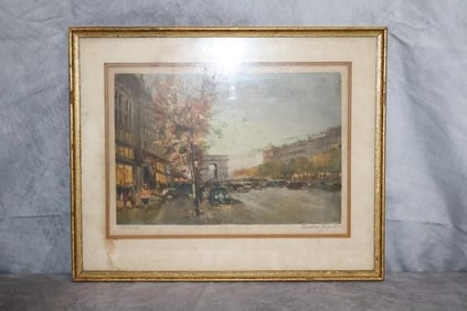 Charles Moudin Lithograph