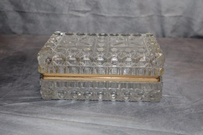 Hand Cut Crystal Jewelry box (1 of 4)
