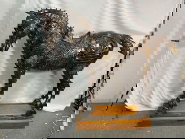 Alirio Palacios (Venezula, 1938-2015) Life Size Horse Sculpture