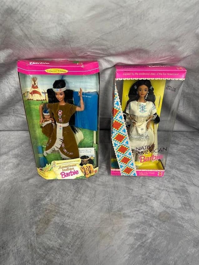 2 Native American Collector _ Special Edition Barbies. Never opened (1 of 1)