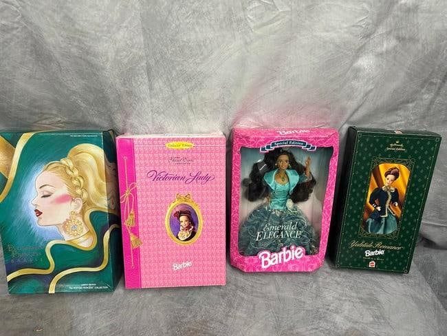 4 Limited_ Collector_ special Edition Barbies. never opened (1 of 1)