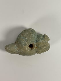 Pre-Columbian Carved Stone Pendant – Zoomorphic or Anthropomorphic Figure