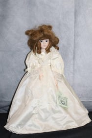 Porcelain Bride Dynesty Doll Wedding Dress Collection
