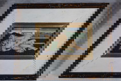 Set of 12 Indian Mughal Miniature Kama Sutra Panel Painting